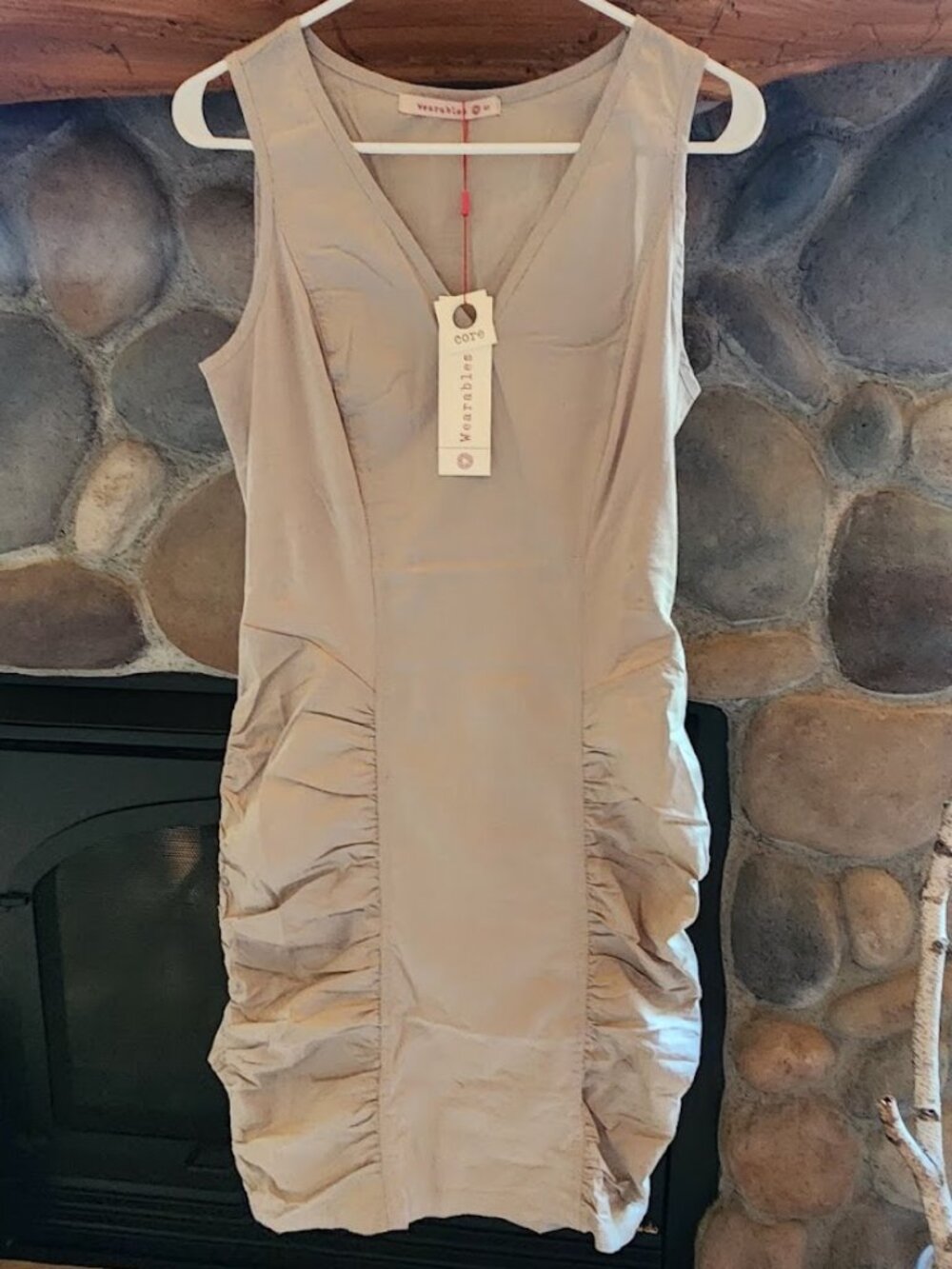 XCVI Wearables Raymond Dress - Sand - NWT!